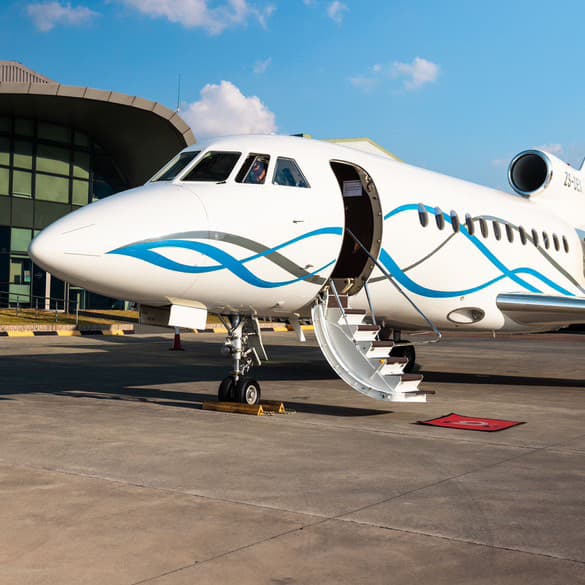 Private jet rental service